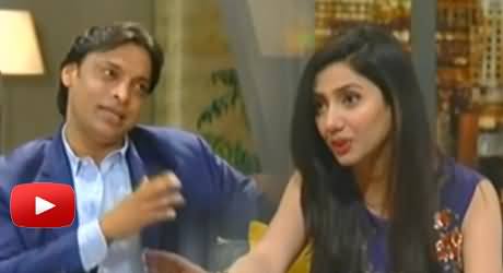 Shoaib Akhtar with Mahira Khan in TUC Lighter Side of the Life With Mahira Khan