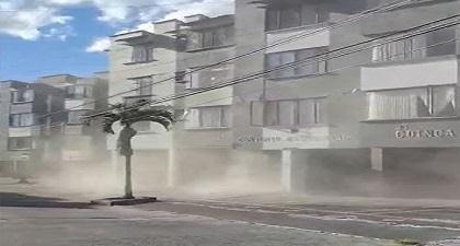 Shocking Footages: Buildings sway and shake after massive 7.4 magnitude Earthquake hits Colombia