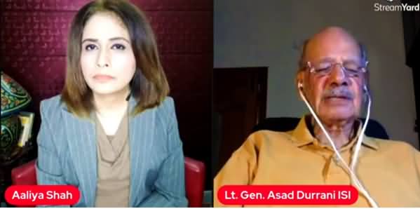 Should Govt Talk With TTP Terrorists? Former DG ISI Asad Durrani's Exclusive Interview With Aaliya Shah