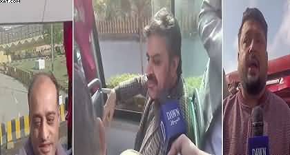 Sindh ministers travelled on first double decker bus inaugurated in Karachi