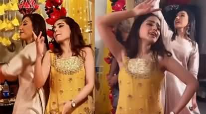 Aima Baig Dancing And Having Fun in Her Sister's Mayun (Wedding)