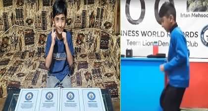 Six year old Sufyan Mehsud breaks another Guinness world record