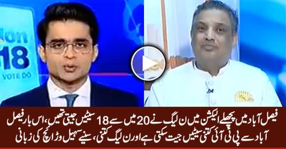 Sohail Warraich Analysis on PTI And PMLN Position in Faisalabad