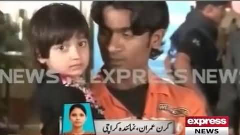 Some Family Forgot Its Seven Years Old Baby Girl At Karachi Airport