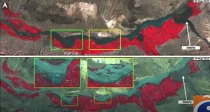 SPARCO releases satellite images of flood devastation in Pakistan