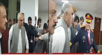 Speaker Asad Qaiser returned to National Assembly after meeting PM Imran Khan