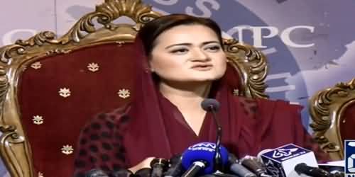 Spokesperson PMLN Maryam Aurangzeb Media Talk, Criticizes Imran Khan's Govt Performance