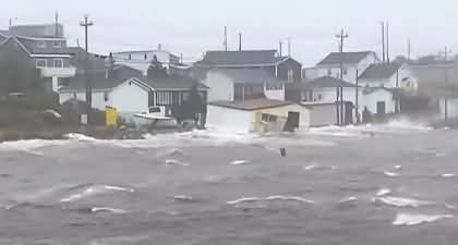 Storm Fiona slams Atlantic Canada, Washes houses away and causing widespread destruction