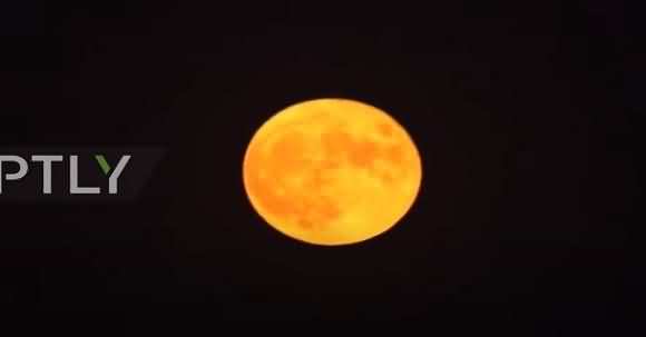 Stunning Full Corn Moon Lights Up Tehran's Sky