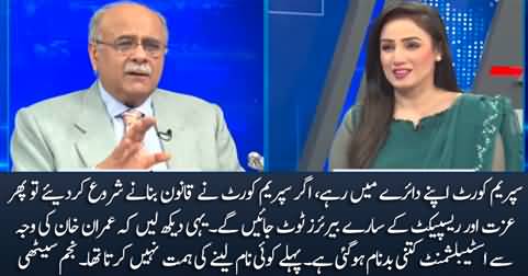 Supreme Court should stay within the ambit, otherwise they will lose respect - Najam Sethi