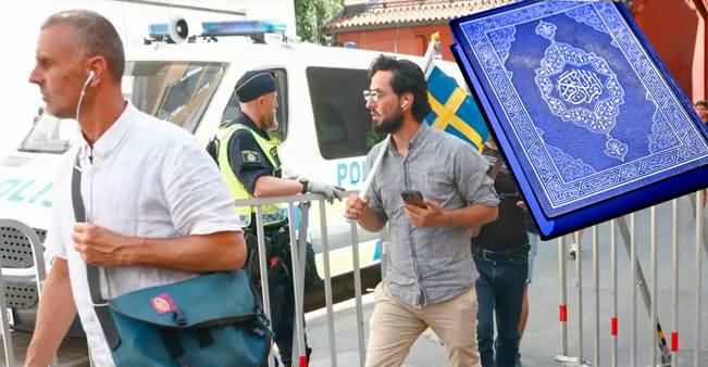 Sweden: Man burns Quran outside mosque during Eid ul-Azha