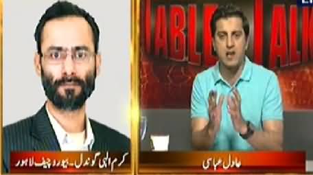 Table Talk (Dr. Tahir ul Qadri Rejects FIR) – 28th August 2014