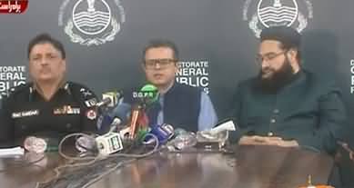 Tahir Ashrafi, Hasaan Khawar and IG Punjab's press conference on Sialkot incident - 3rd December 2021