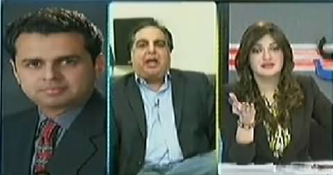 Talal Chaudhary Threatening Imran Ismail (PTI) In Live Show on PTI Lock Down Call