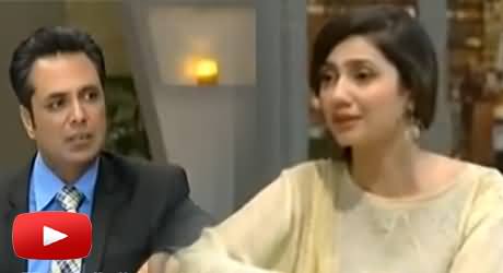 Talat Hussain Special Interview with Mahira Khan in TUC Lighter Side of Life With Mahira Khan