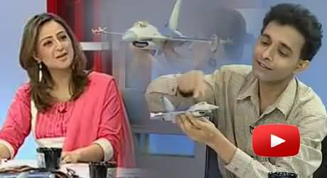 Talented Pakistani Student Develops Complete F-16 Model At Home
