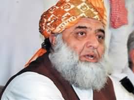 Tehreek e Insaf Used Official Resources and Influenced the Poll Results - Maulana Fazal ur Rehman