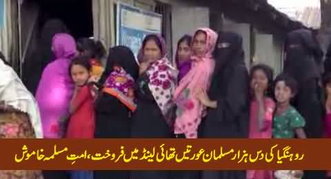Ten Thousand Muslim Women of Rohingya Sold Out in Thailand, Muslim World Silent