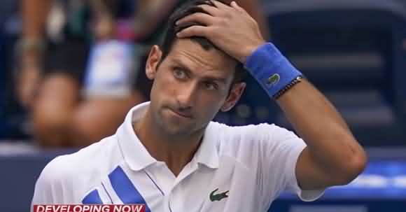 Tennis Star Novak Djokovic Ejected From US Open By Hitting A Ball Accidentally To Line Judge