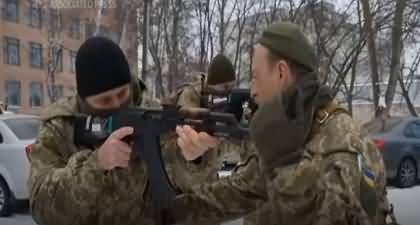 Tensions between Ukraine and Russia, Ukrainian civilians prepare for possible invasion