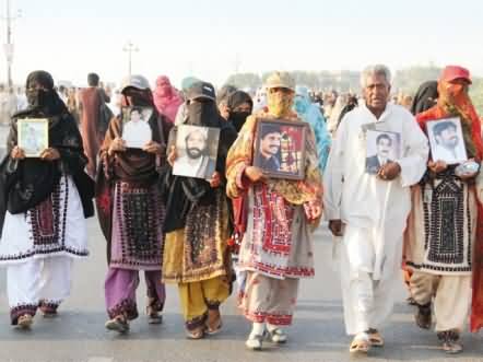 The Caravan of Missing Persons Families Reached Karachi After Walking 700 Kilometers on Foot