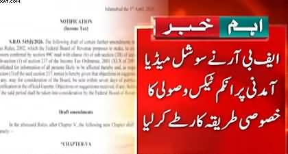 The FBR has prepared a procedure for collecting income tax on social media income