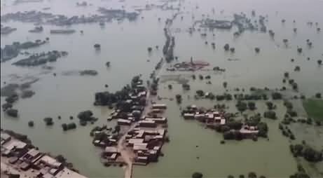 'The Guardian' shows the drone footage of floods in Pakistan