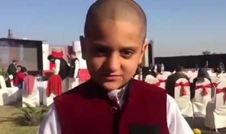 The Little Cancer Patient Who Inaugurated SKMH Peshawar Has a Special Message For Imran Khan