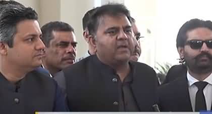 The man sitting in London, is part of conspiracy led by International Establishment - Fawad Ch's media talk