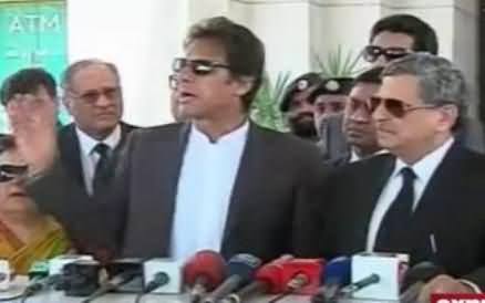 There is Muk Muka on NAB Chairman, Imran Khan Talking to Media