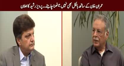 There should be no dialogue with Imran Khan - Pervaiz Rasheed