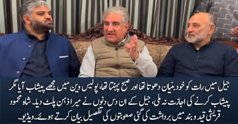 These 10 days have changed my mind - Shah Mehmood Qureshi tells what happened with him in jail