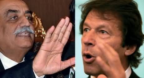 This is not the Right Time To Run Anti Govt Movement - Khursheed Shah to Imran Khan