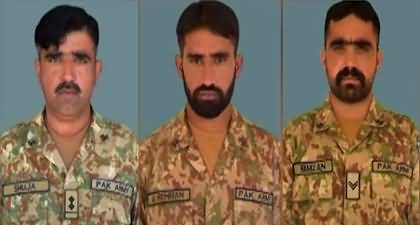 Three Pakistani soldiers martyred, two terrorists killed in Kurram gunfight - ISPR