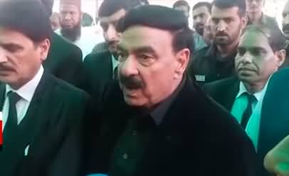 Today I will hold an important press conference at 2PM regarding attack on Imran Khan - Sheikh Rasheed