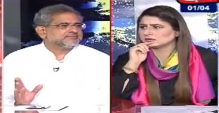 Tonight With Fereeha (Shahid  Khaqan Abbasi exclusive) - 1st April 2022