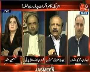 Tonight with Jasmeen (America Ka Muzakaraat Par Drone Hamla!!) – 5th November 2013