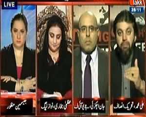 Tonight with Jasmeen (Drone Hamlon Ke Khilaaf PTI Ki FIR) - 28th November 2013