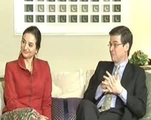 Tonight With Moeed Pirzada(EAdam Thomson and Fariba Shirazi Exclusive Interview) - 30 December 2013