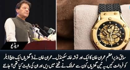 Toshakhana gifts: Imran Khan sold three more watches to local dealer of Islamabad