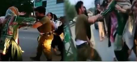 Bhatta Mangne Per Khawaja Sarayon Ne Police Walon Ki Dhulai Kar Di