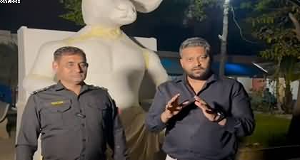 Truth behind the viral video of demonic statue in Karachi?
