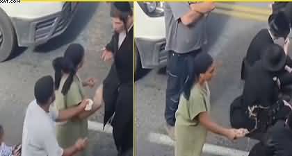 Turkey: A woman confronts Jewish protesters in viral video