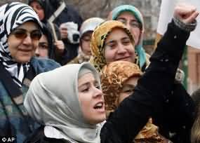 Turkey Prime Minister Lift ban on Headscarf in Govt. Institutions