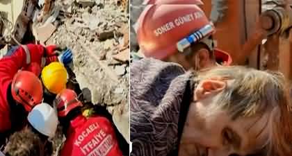 Turkey-Syria earthquake: Oldest survivor of 85, pulled out of the rubble after 153 hours