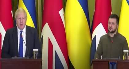 UK's Prime Minister Boris Johnson makes secret visit to Ukraine