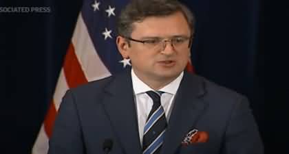 Ukrainian FM urges US to 'hit Russia's economy now, and hit it hard'