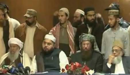 Ulema Appeal to Taliban and Govt of Pakistan To Immediately Ceasefire From Both Sides
