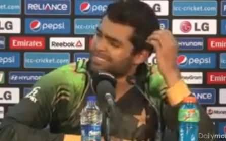 Umar Akmal Feeling Difficulty to Understand English & Speaking Very Funny English