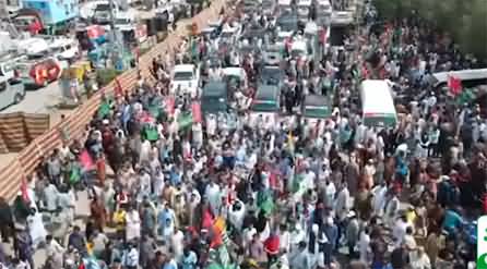 Unbelievable crowd in Bilawal Bhutto's long march rally